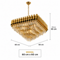 Colgante de Cristal Premium 60 cm