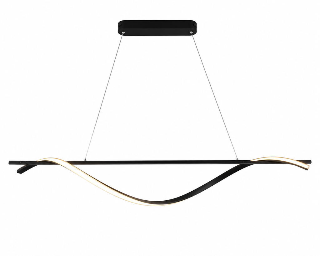 Colgante LED Moderno 3 Tonalidades – Diseño Minimalista Negro