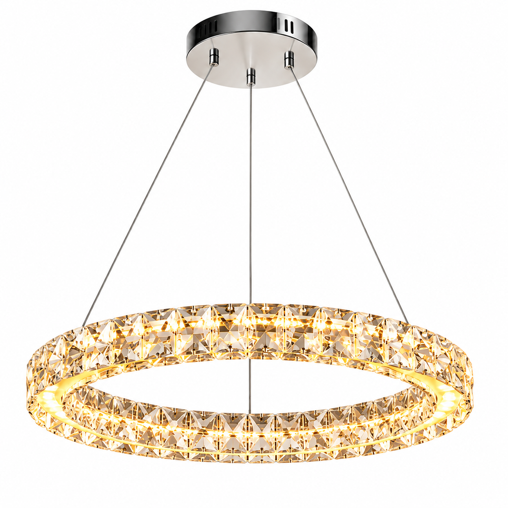 Colgante LED de Cristal M703C61 – 50 cm | 3 Tonalidades