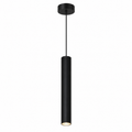 Colgante Cilíndrico GU10 Negro – Diseño Minimalista 35 cm