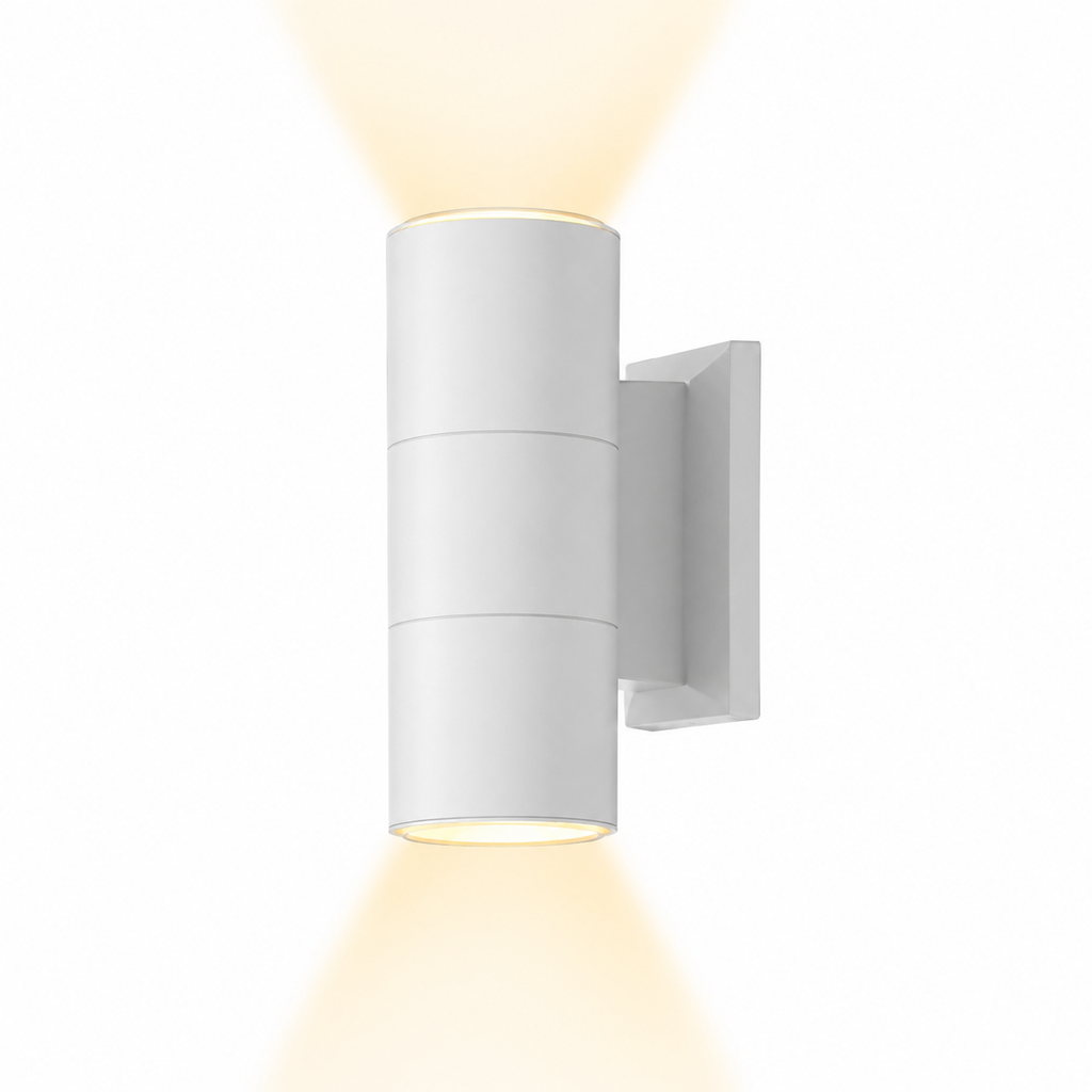 Aplique Exterior Bidireccional Blanco para 2 Focos GU10