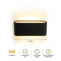 Aplique LED de Pared 5W Luz Cálida 3000K | 11 cm | Diseño Moderno